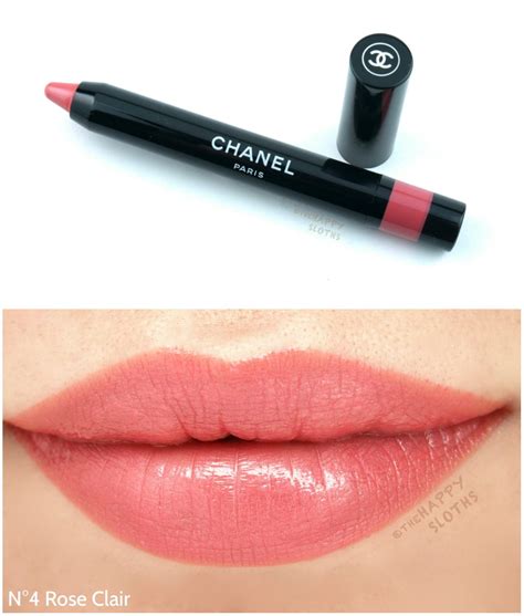 chanel le rouge crayon de couleur fushia|Chanel Rouge camelia lipstick.